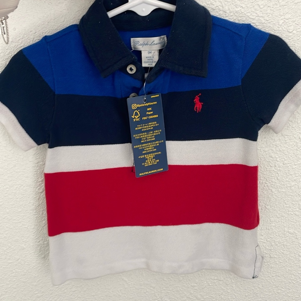 Baby boys Ralph Lauren collared shirt